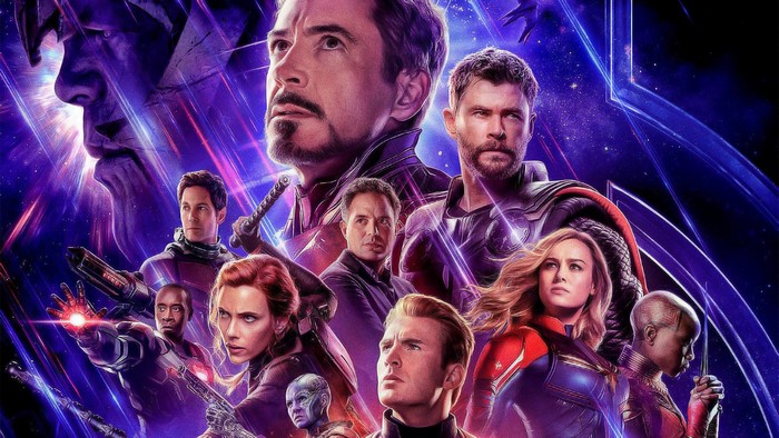 Avengers: Endgame movie poster with Thanos
