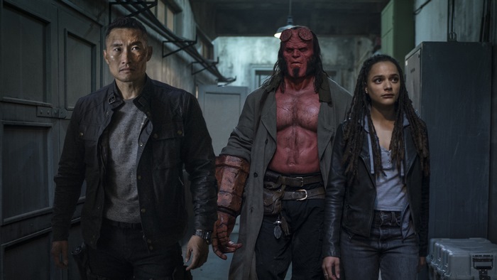 Hellboy, Ben Daimio, and Alice Monaghan in 4K
