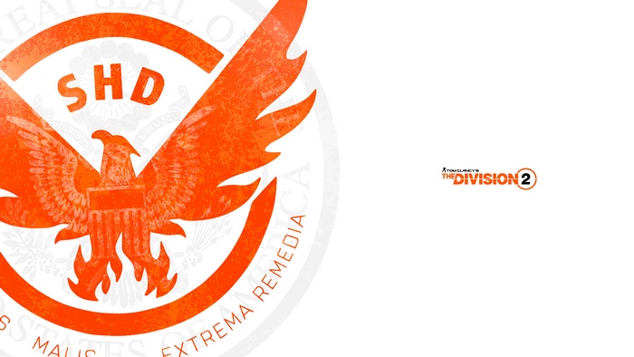 The Division 2 SHD Logo 4K