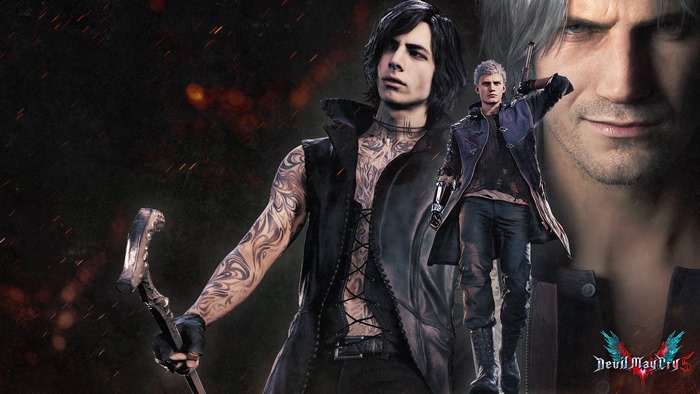 V and Nero from Devil May Cry 5 4K