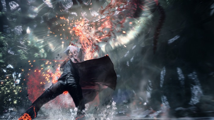 Dante from Devil May Cry 5 with Balrog