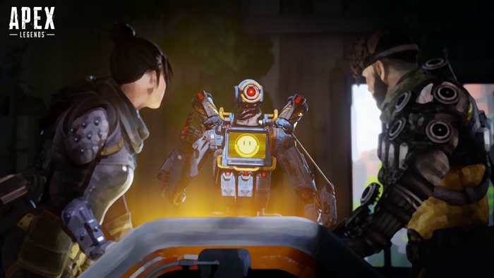 Pathfinder from Apex Legends with Wraith and Mirage