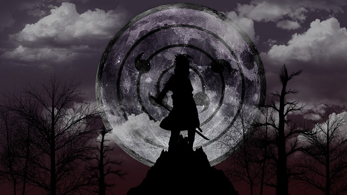 Sasuke Uchiha, Rinnegan, Sharingan, 4K