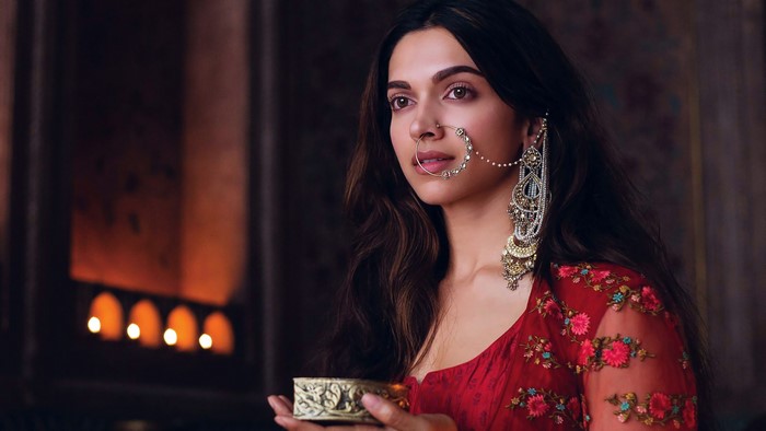 Deepika Padukone in traditional Indian attire
