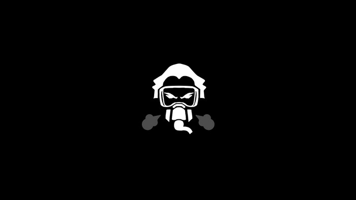 Caustic from Apex Legends minimalist 4K