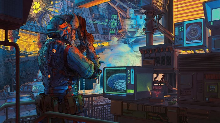 Cyberpunk Sci-Fi Art 4K