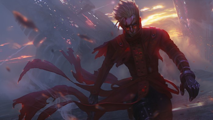 Vash the Stampede from Trigun 4K