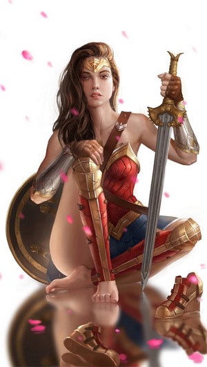 Wonder Woman, Sword, 4k