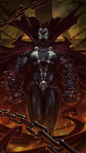 Spawn, Comic, Art, 4k
