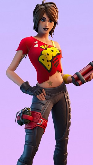Fortnite, Tntina, Skin, Outfit, 4k