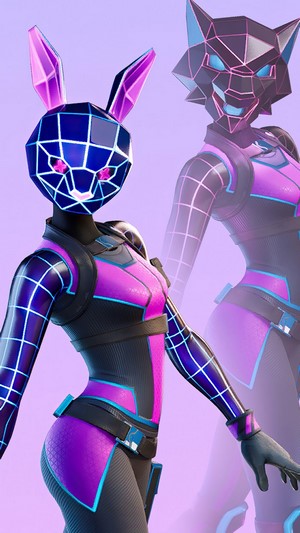 Fortnite Bunnywolf Skin Outfit 4K