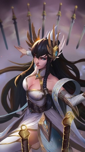 Irelia from LoL Divine Sword 4K