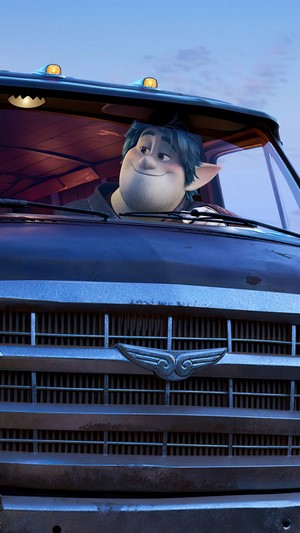 Ian Lightfoot from Onward driving a truck