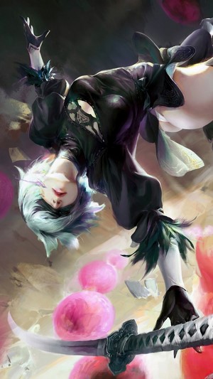 2B from Nier Automata with Katana