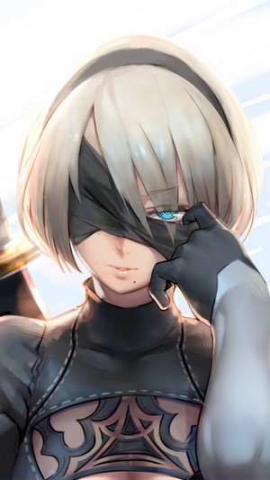 2B from Nier Automata 4K