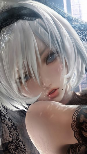 2B, A2, Nier Automata, 4k