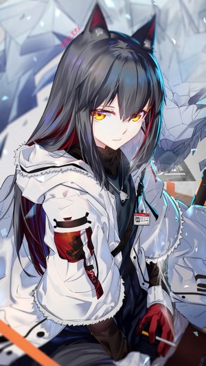 Texas, Arknights, Anime, Girl, 4k