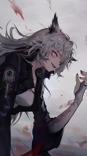 Arknights, Lappland, Anime, Girl, 4k