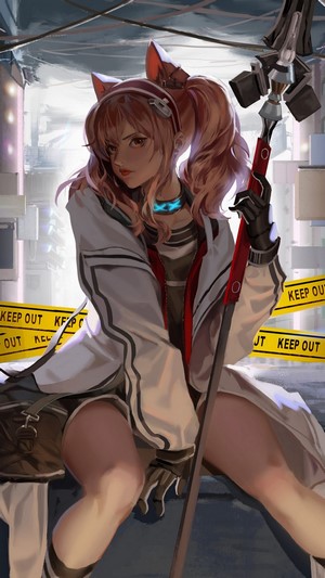Angelina from Arknights 4K