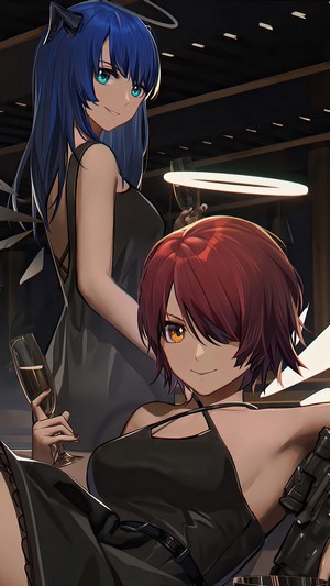 Anime, Girls, Arknights, Exusiai, Mostima, 4k