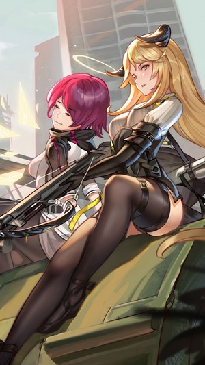 Exusiai and Meteorite from Arknights 4K