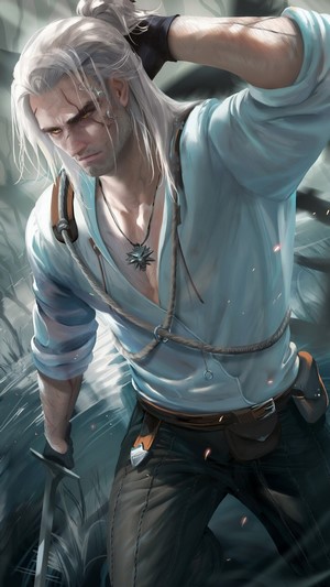 Geralt of Rivia from The Witcher 3 in 4K
