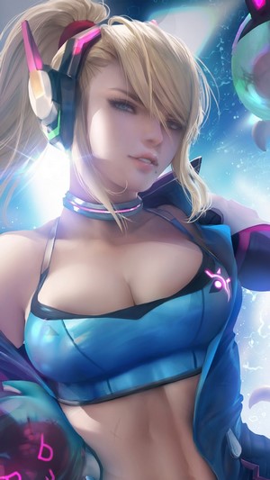Samus Aran, Selfie, Metroid, 4k