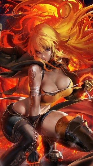Yang Xiao Long from RWBY in 4K