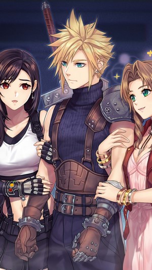 Final, Fantasy, 7, Remake, Tifa, Cloud, Aerith, 4k