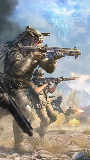 Predator and soldiers in Call of Duty Mobile 4K