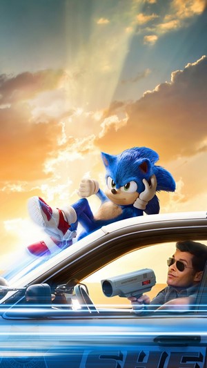 Sonic the Hedgehog 2 Movie Poster 4K