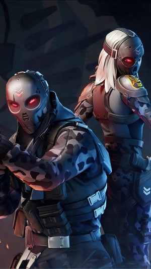 Fortnite Metal Masq characters in 4K