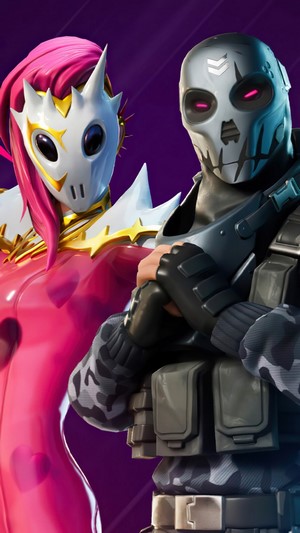 Fortnite Lovethorn and Metal Mouth 4K