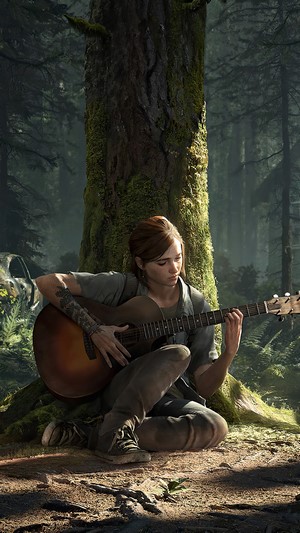 The Last of Us Part 2, Ellie, Guitar, 4k