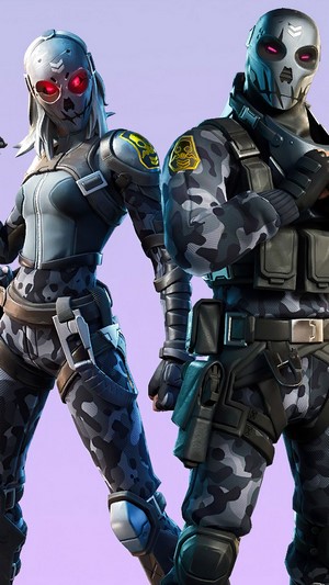 Metal Masq and Zadie from Fortnite 4K
