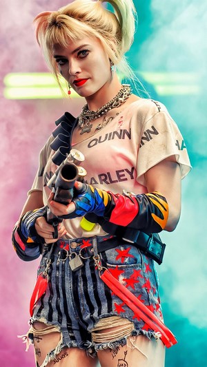 Harley Quinn, Margot Robbie, Birds of Prey, 2020, Movie, 4k