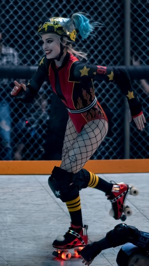 Birds of Prey, Harley Quinn, Rollerblade, 4k