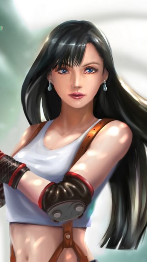 Tifa Lockhart from Final Fantasy 7 Remake Art 4K