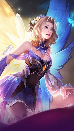 Lunox, Butterfly Seraphim, Skin, Mobile Legends, 4k