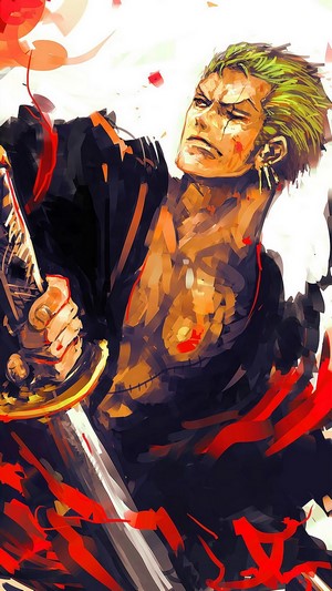 Roronoa Zoro from One Piece 4K Art