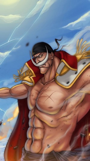 Whitebeard, Edward Newgate, One Piece, 4k