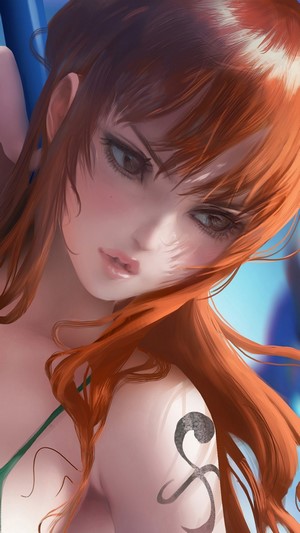 Nami, One Piece, 4k