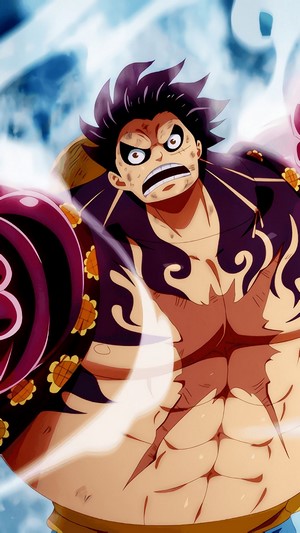 Luffy in Gear Fourth Boundman from One Piece 4K