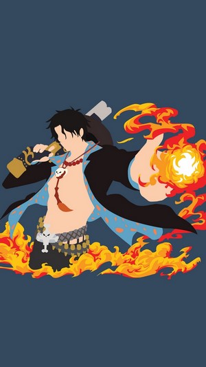 Portgas D. Ace from One Piece 4K