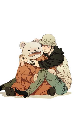 Trafalgar Law, Bepo, One Piece, 4k