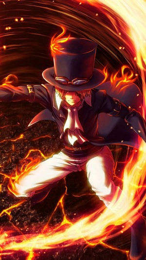 Sabo, Dragon, Flame, One Piece, 4k