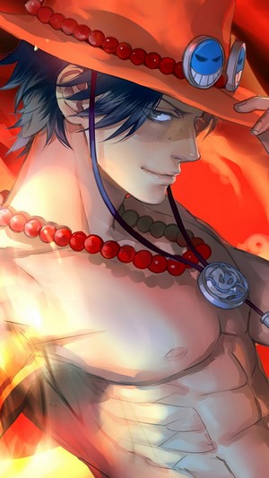 Fire Fist, Ace, One Piece, 4k