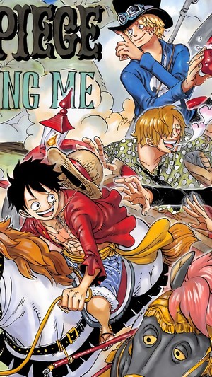 One Piece characters on horses