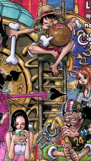 Monkey D. Luffy and friends from One Piece