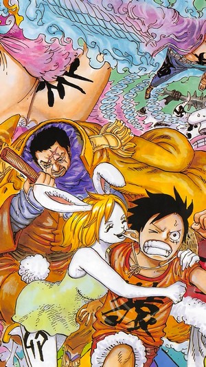 Carrot and Monkey D. Luffy from One Piece